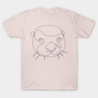 One Line Otter T-Shirt